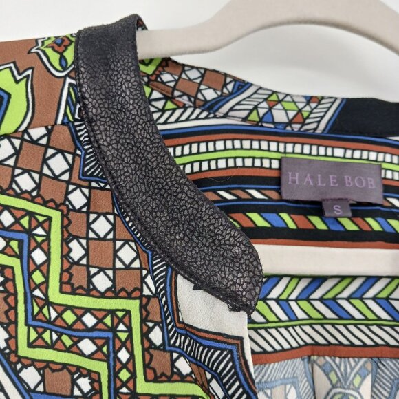 Hale Bob Geometric Print Maxi Dress Size Small Multicolor - Picture 5 of 14